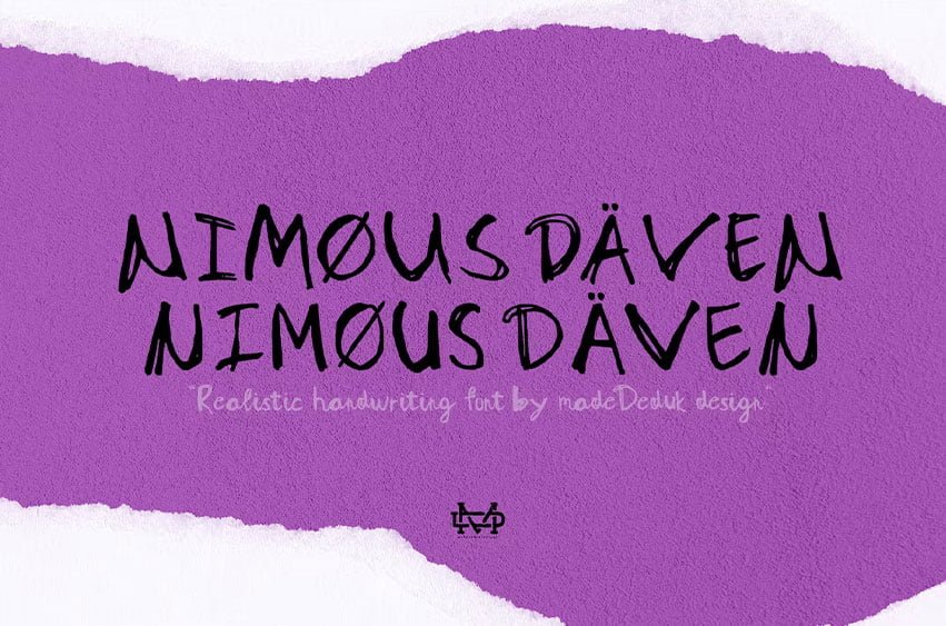 Nimous Daven Font