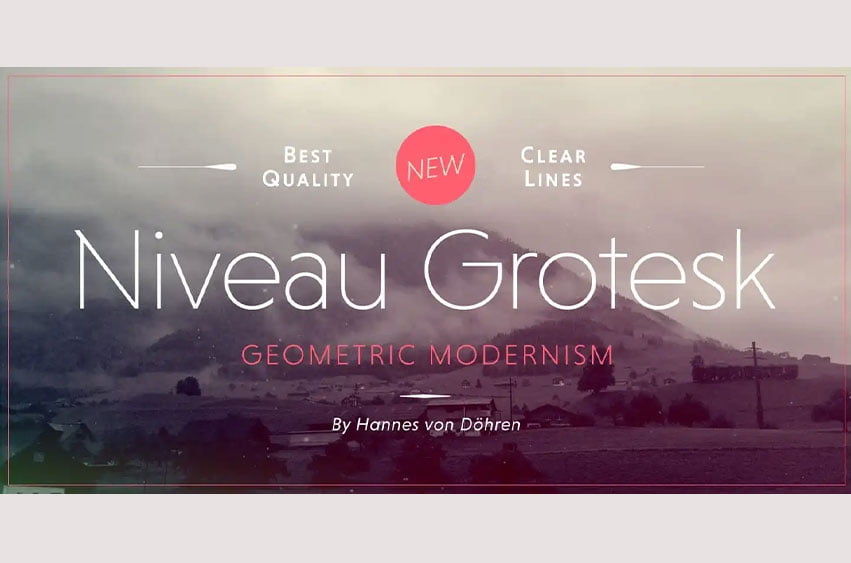 Niveau Grotesk Font