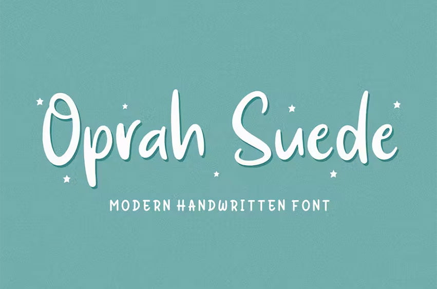 Oprah Suede Font