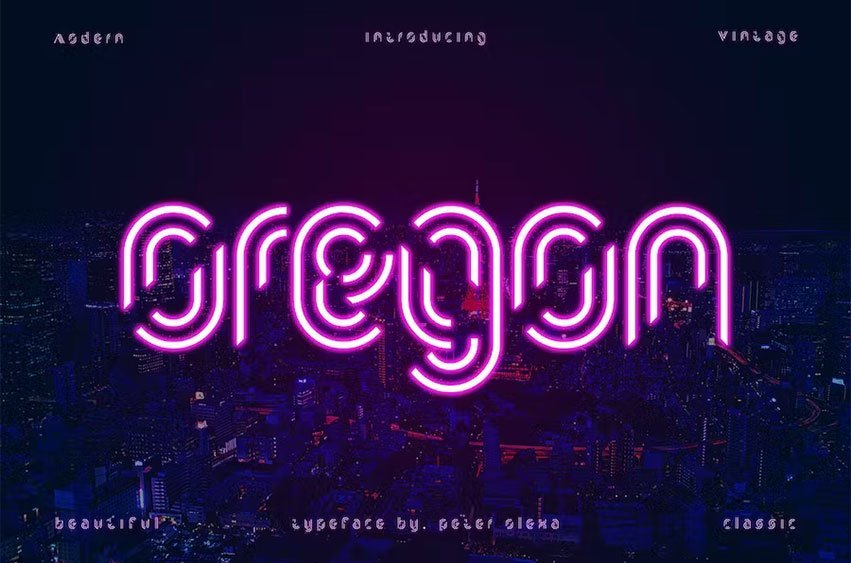 Oregon Font