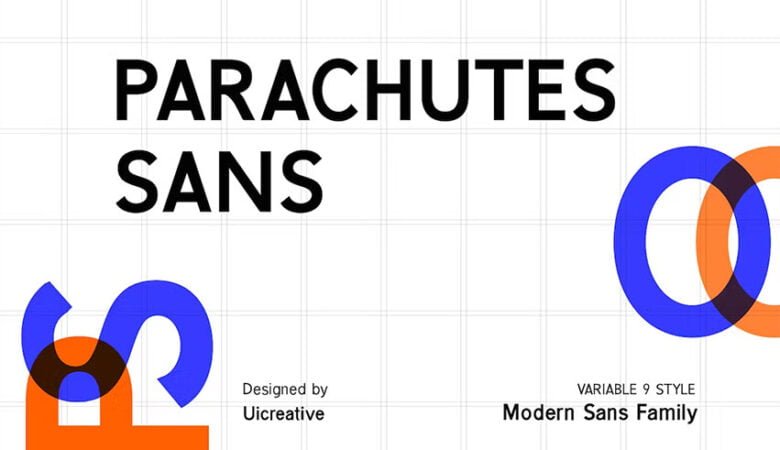 Parachutes Font