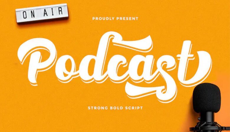 Podcast Font