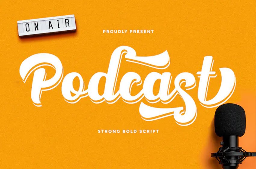 Podcast Font