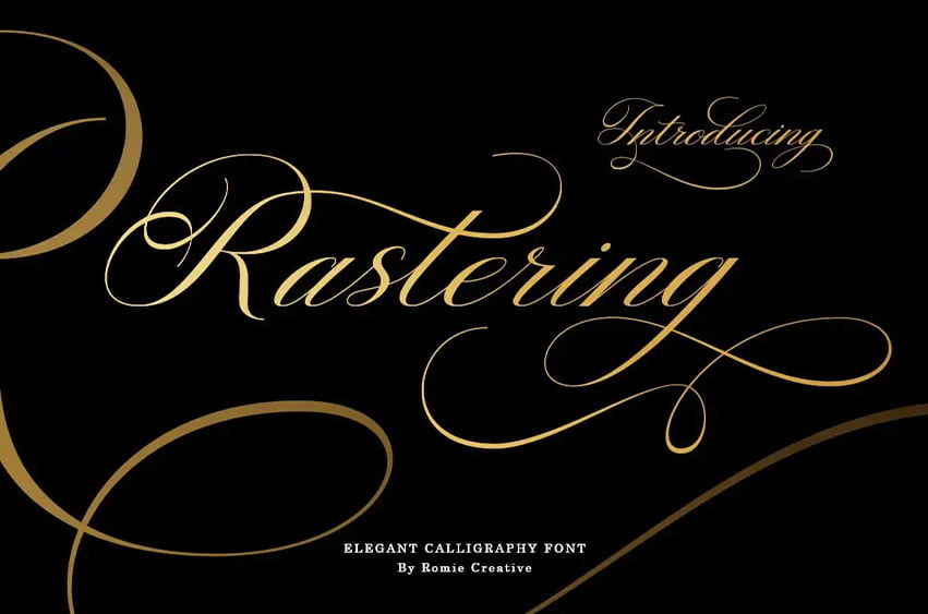 Rastering Font