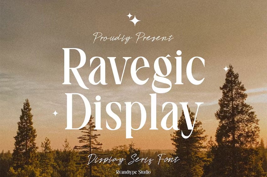 Ravegic Display Font