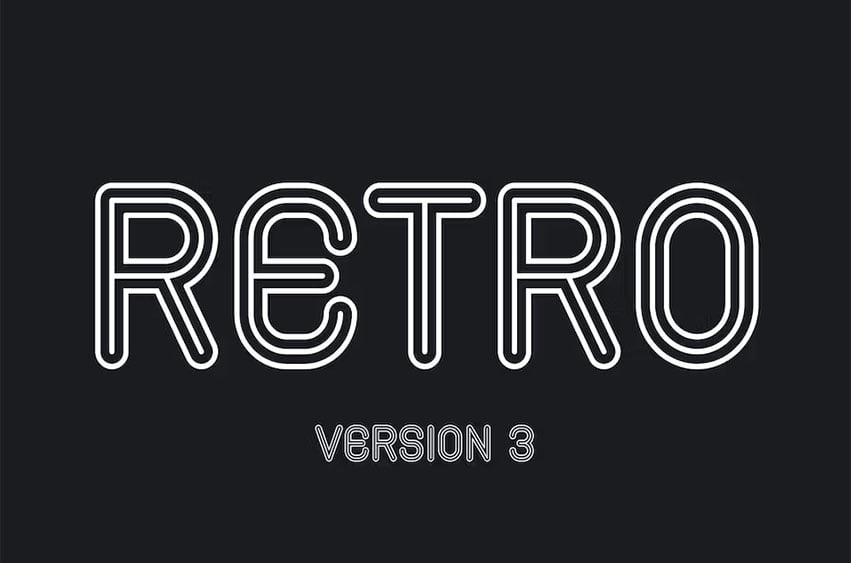 Retro v3 Font