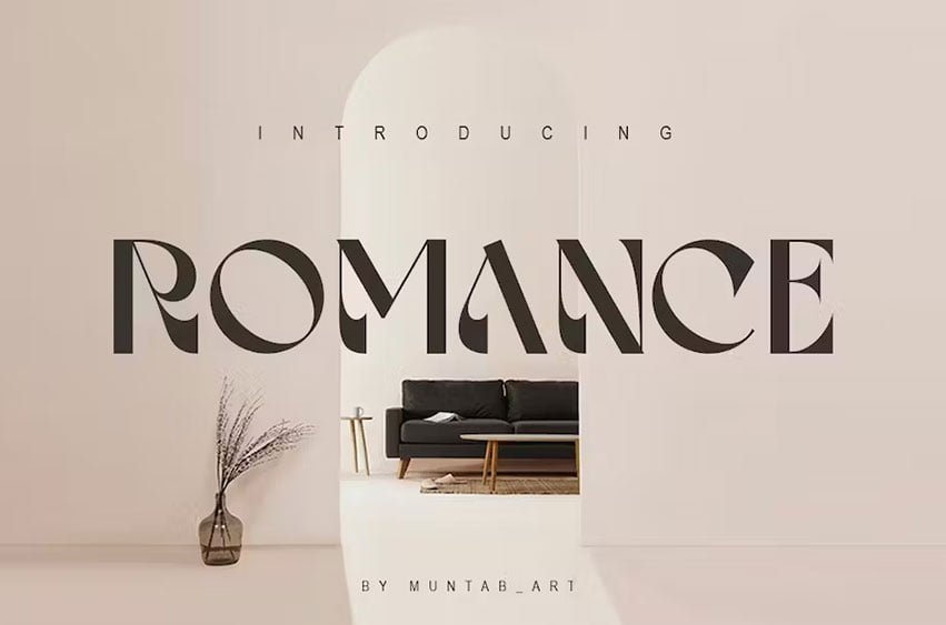 Romance Font