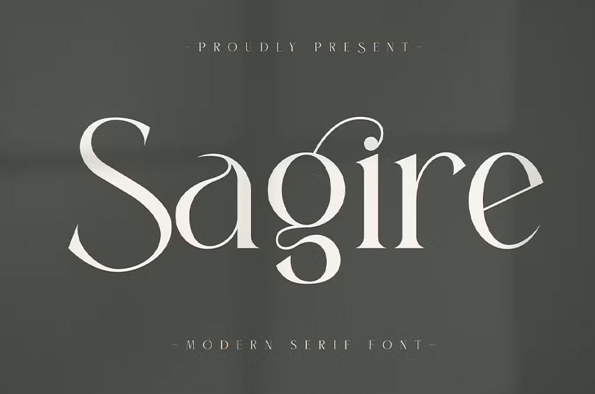 Sagire Font - FreeDaFonts