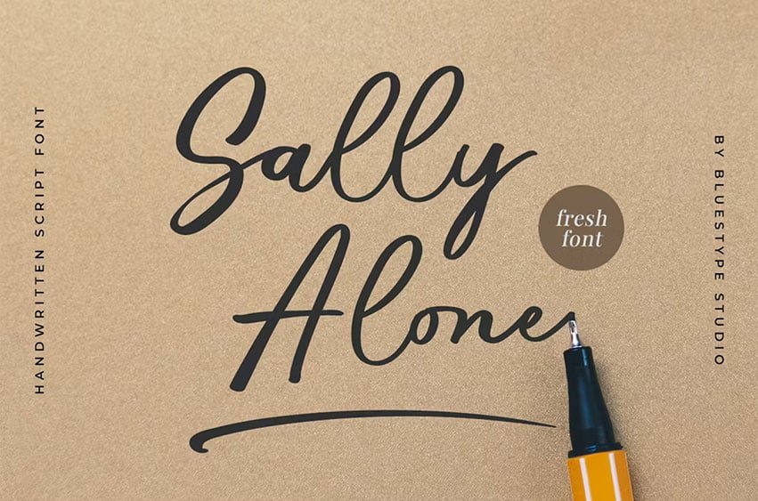 Sally Alone Font