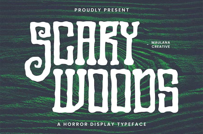 Scary Woods Font