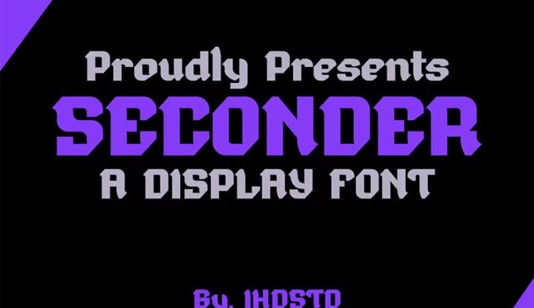 Seconder Font