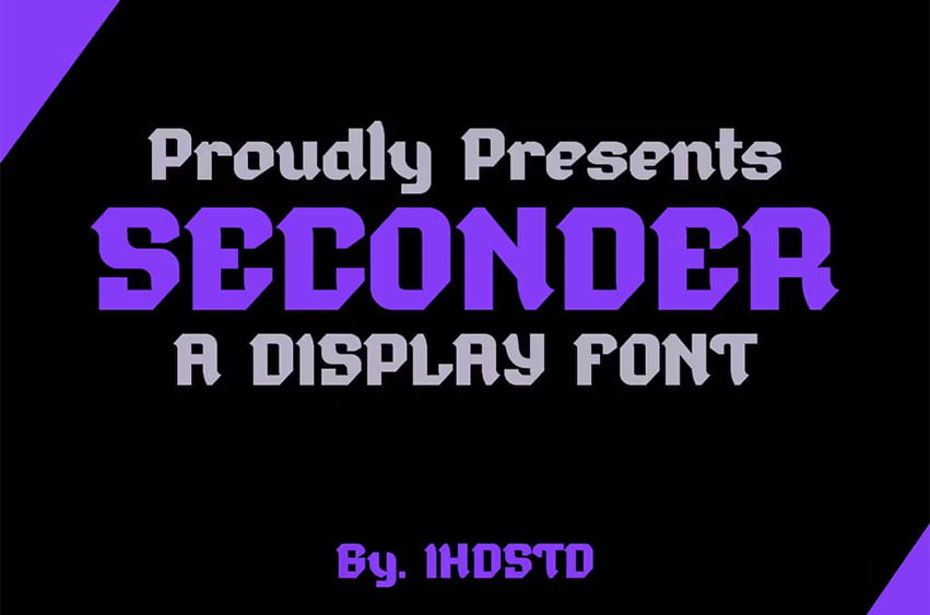 Seconder Font