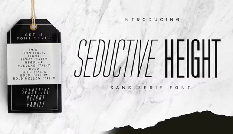 Seductive Height Font