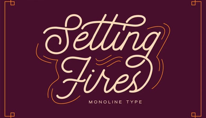 Setting Fires Font