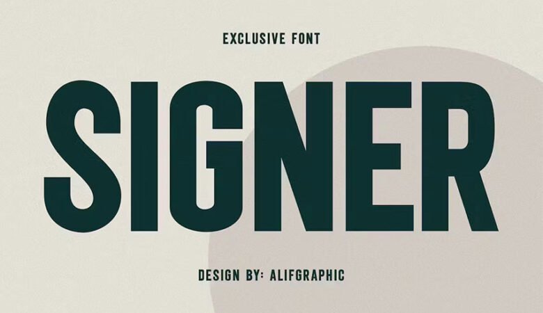 Signer Font