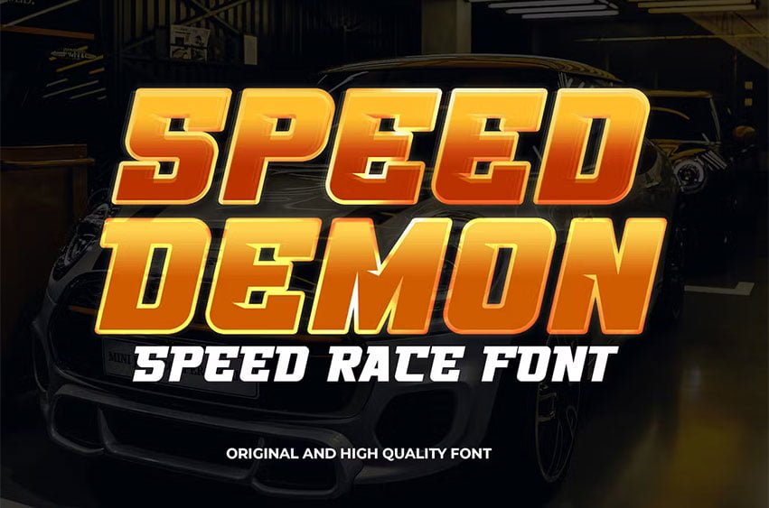 Speed Demon Font