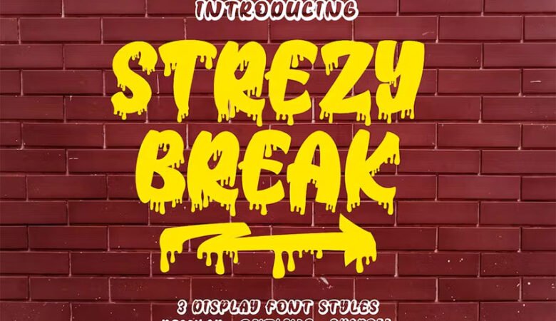 Strezy Break Font