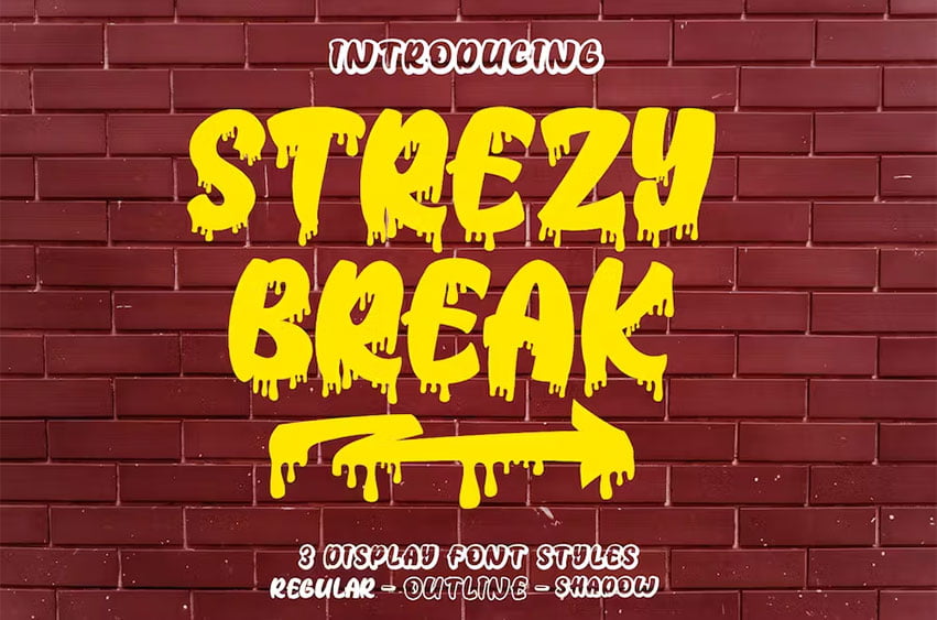 Strezy Break Font