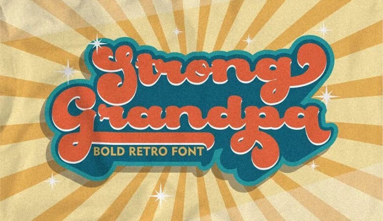 Strong Grandpa Font