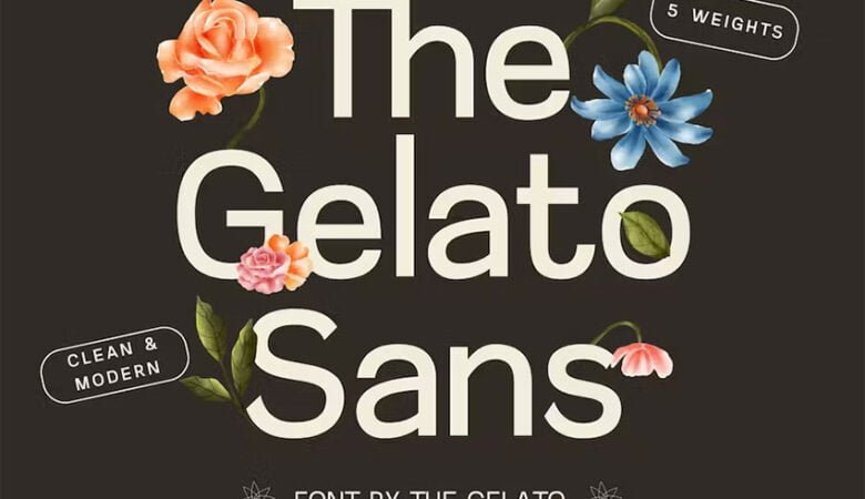 The Gelato Sans Font
