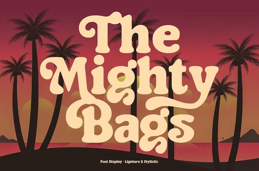 The Mighty Bags Font