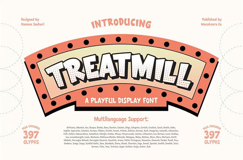 Treatmill Font
