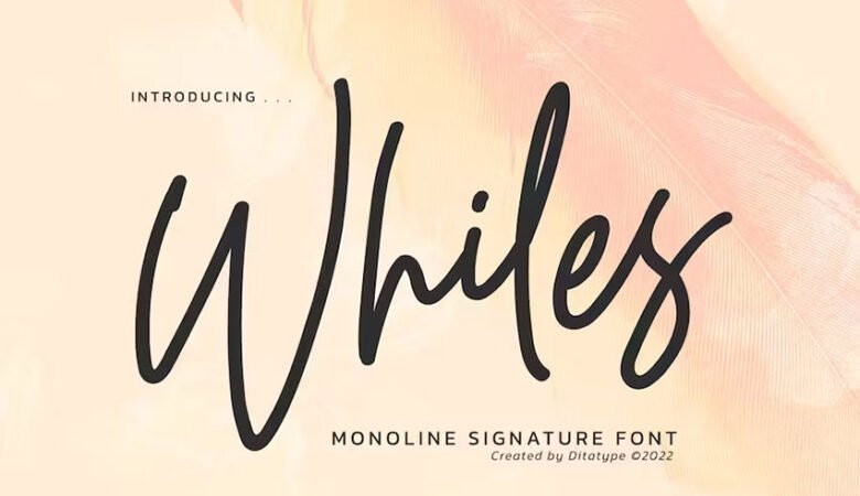 Whiles Font