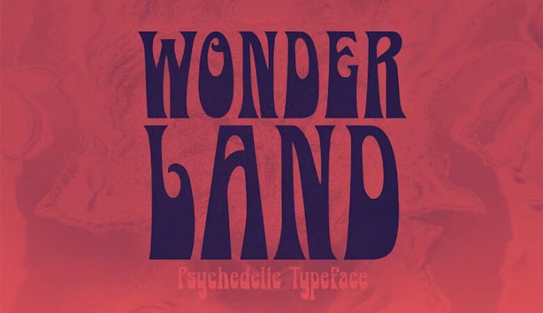 Wonderland Psychedelic Font