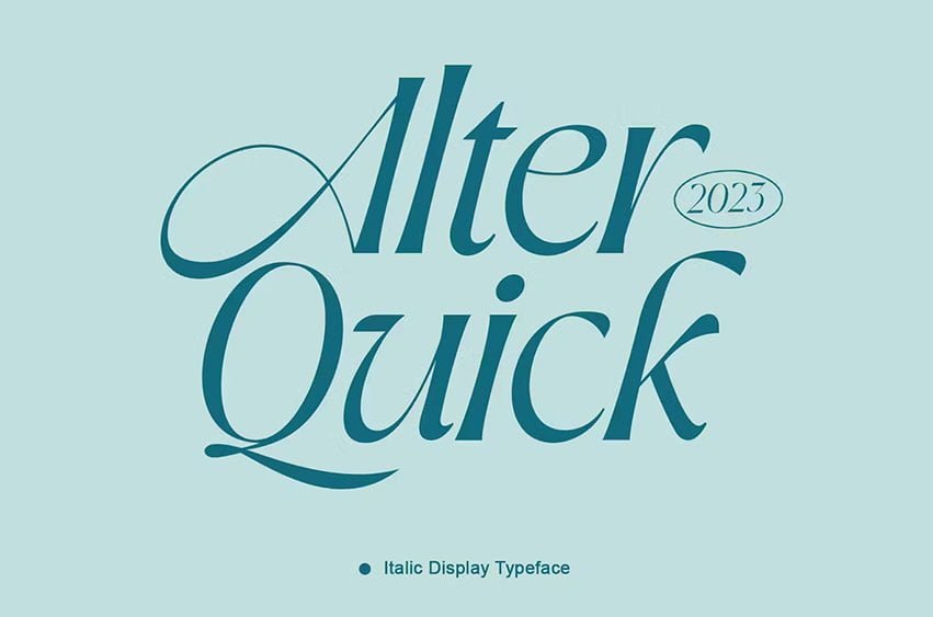 Alter Quick Font