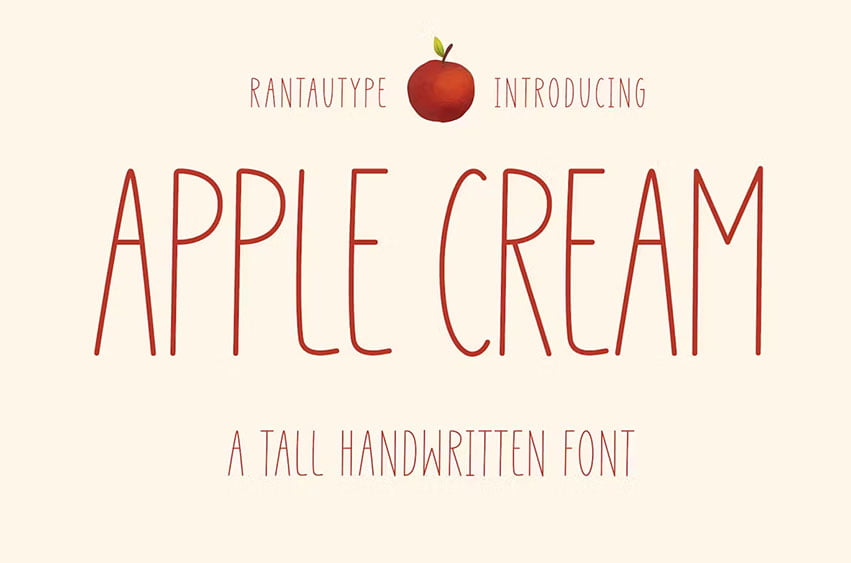 Apple Cream Font