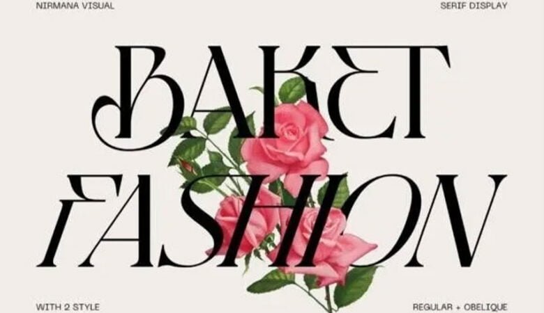 Baket Fashion Font