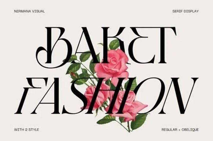 Baket Fashion Font