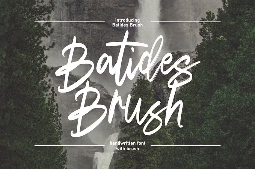 Batides Brush Font