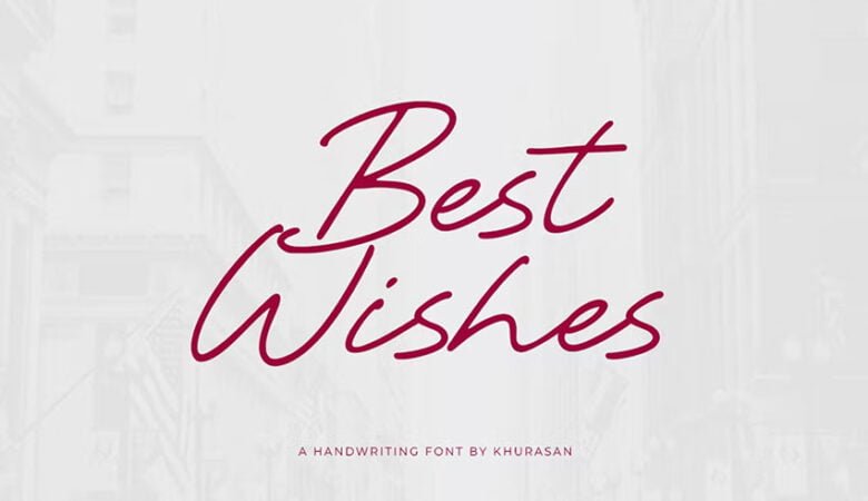 Best Wishes Font