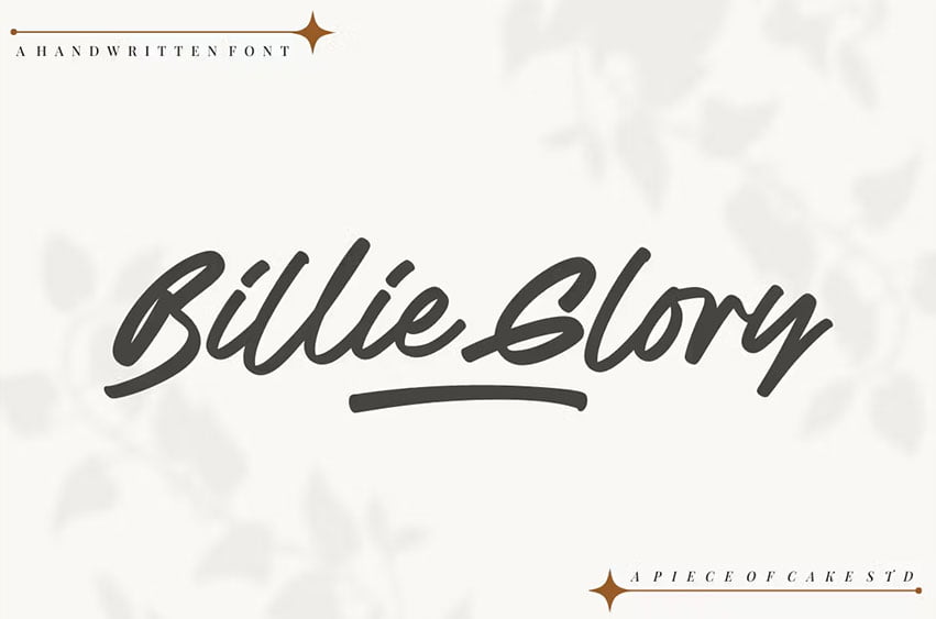 Billie Glory Font