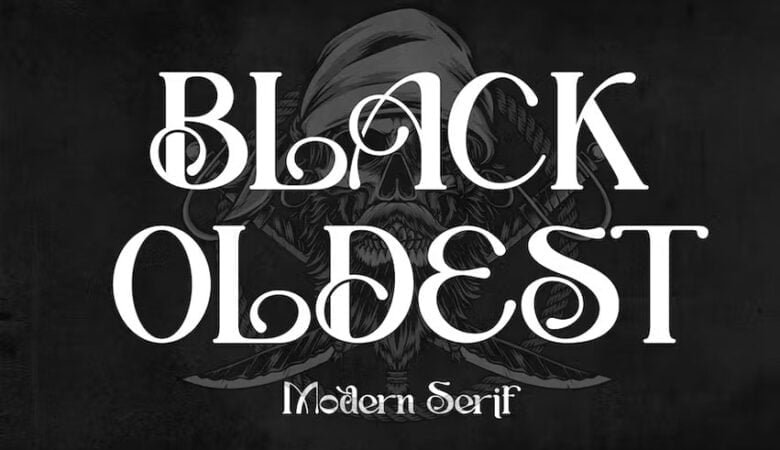 Black Oldest Font