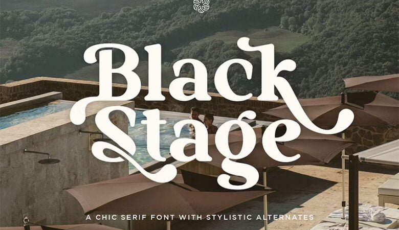 Black Stage Font