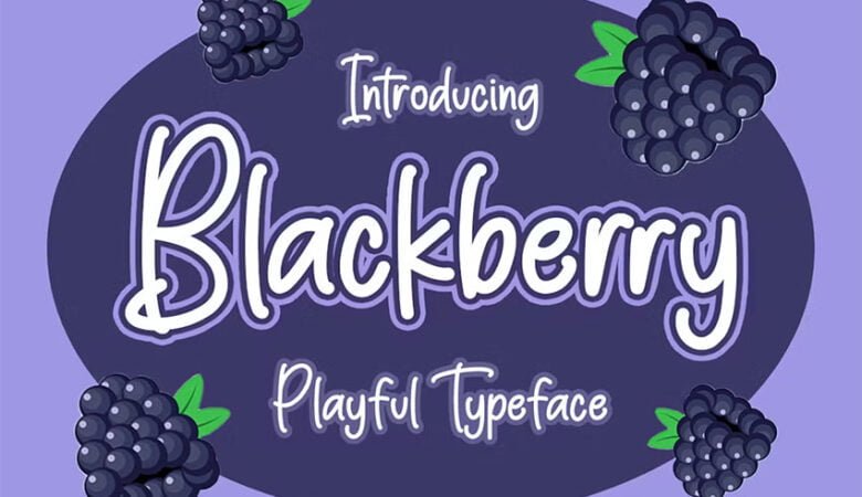Blackberry Font