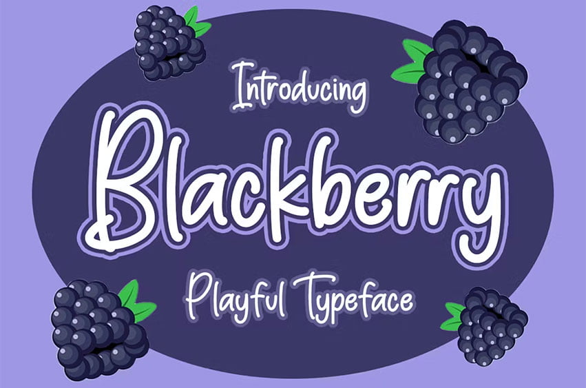 Blackberry Font