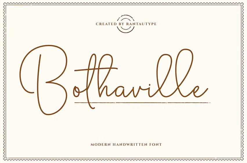 Bothaville Font