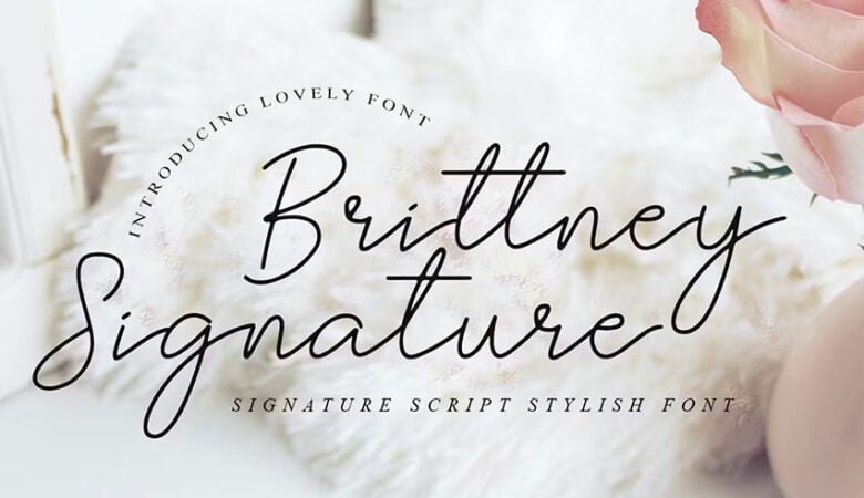 Brittney Signature Font