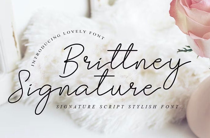 Brittney Signature Font