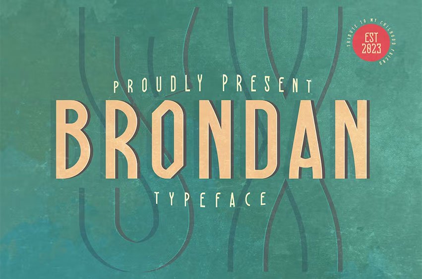 Brondan SX Font