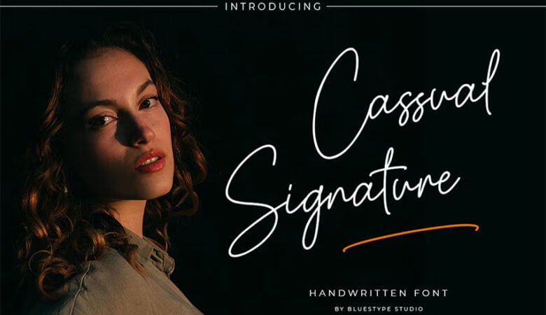 Cassual Signature Font