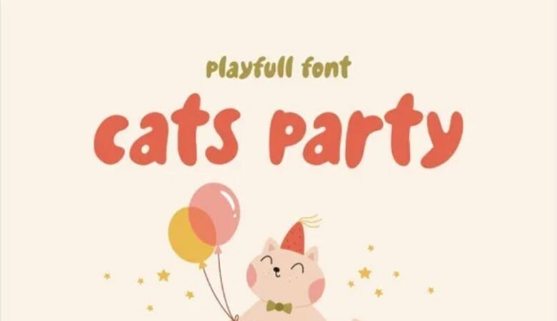 Cats Party Font
