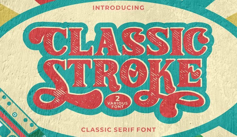 Classic Stroke Font