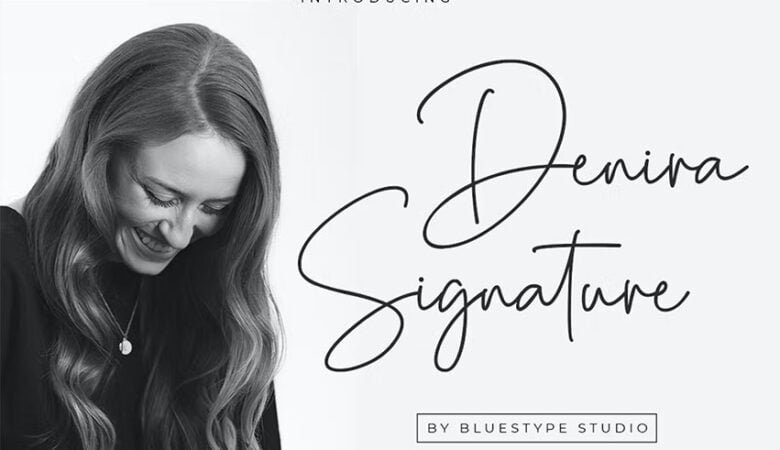 Denira Signature Font