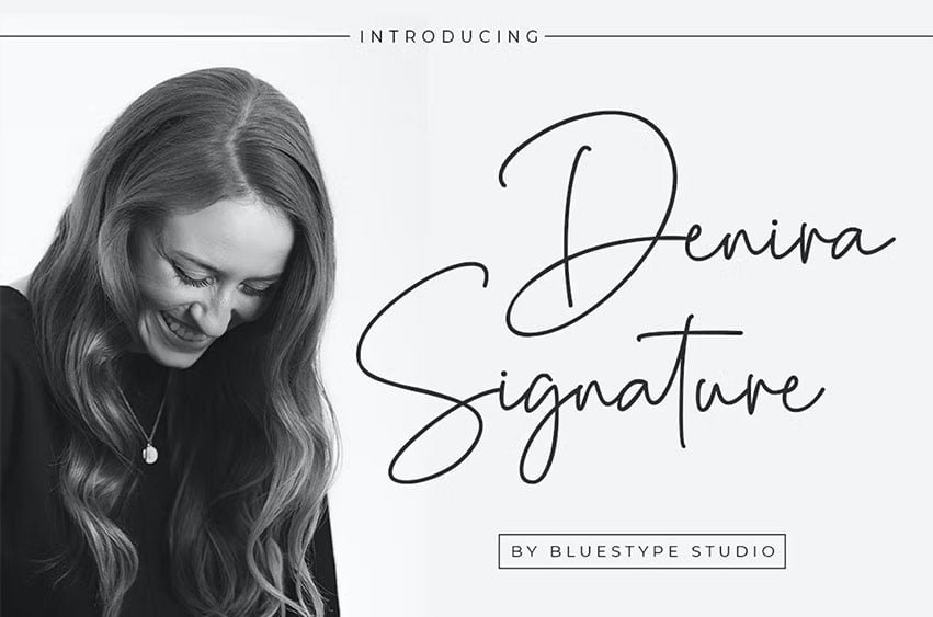 Denira Signature Font