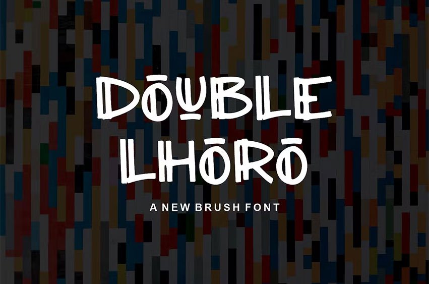 Double Lhoro Font