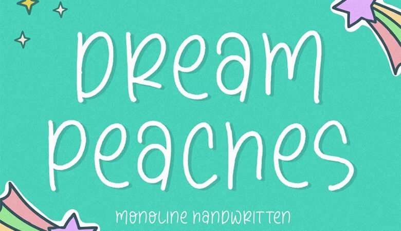 Dream Peaches Font